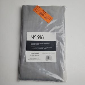 NEW No. 918 Emily Sheer Voile Rod Pocket Door Panel 'Silver' 59x40 #BT2